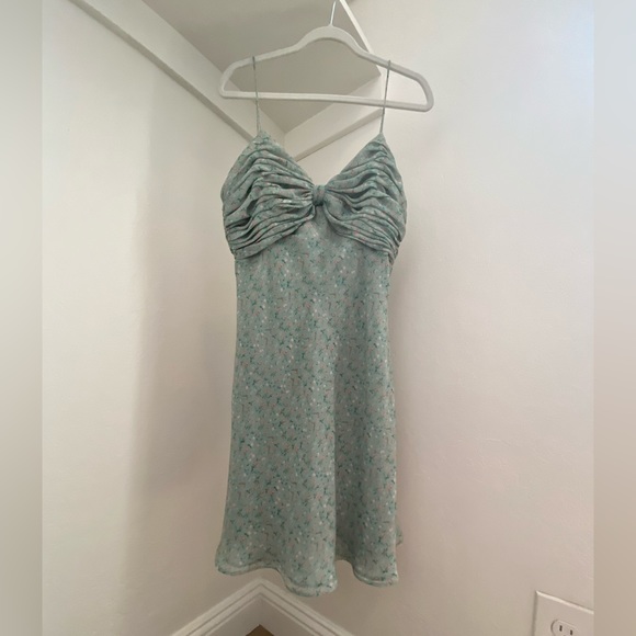 Divine Heritage XS Silk Floral Mini Dress - Picture 4 of 6